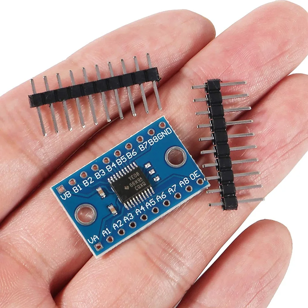

A92Z 10PCS TXS0108E 8 Channel Level Conversion Module High Speed Full Duplex 8 Way Bi-Directional Converter For Arduino