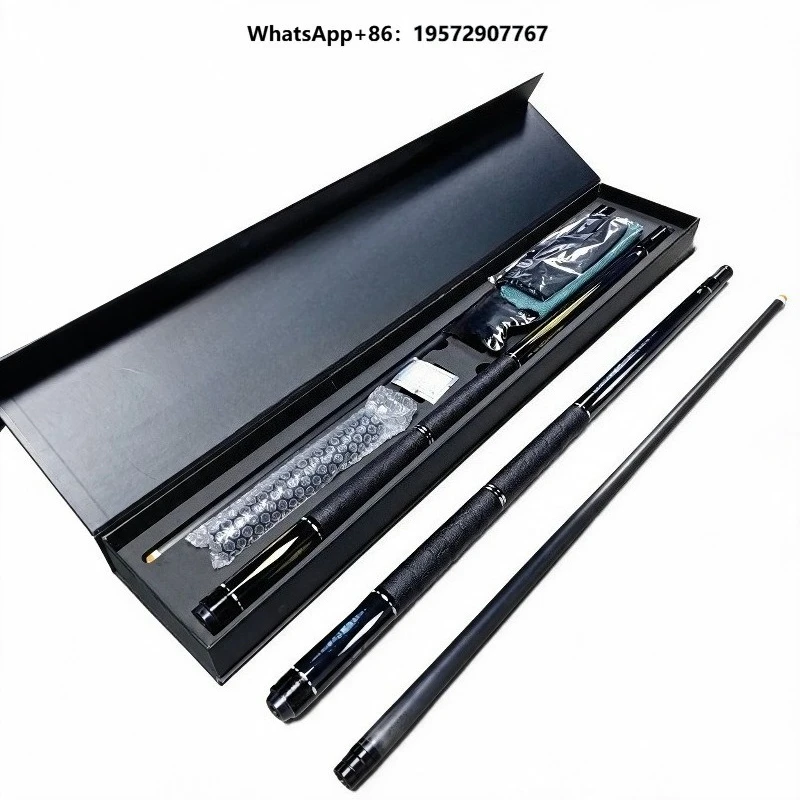 Hot Sale New Original Billiard Cue 147cm Carbon Fiber Shaft Streamline Appearance 11.5mm 12.5mm Tip 2 Colors Optional