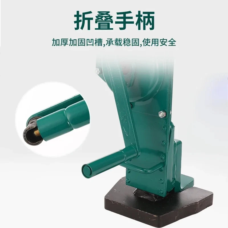 high quality Top-carrying mechanical , jack rack hoist, claw type