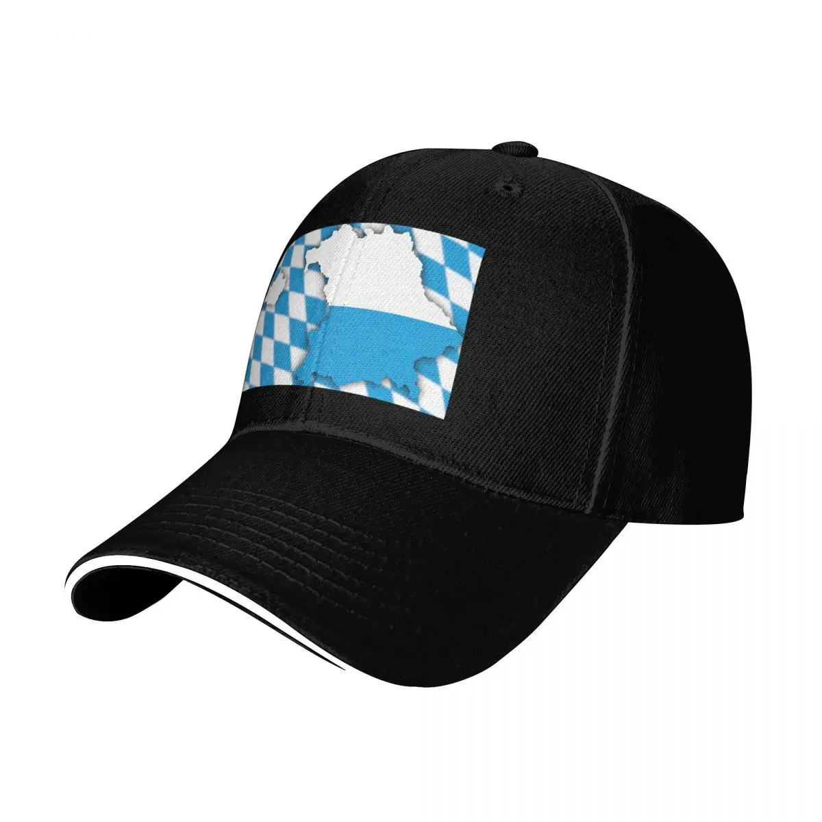 Kingdom of Bavaria Baseball Cap Strapback Dad Hat Six Panel Structured Crown Sun Protection UPF 50+