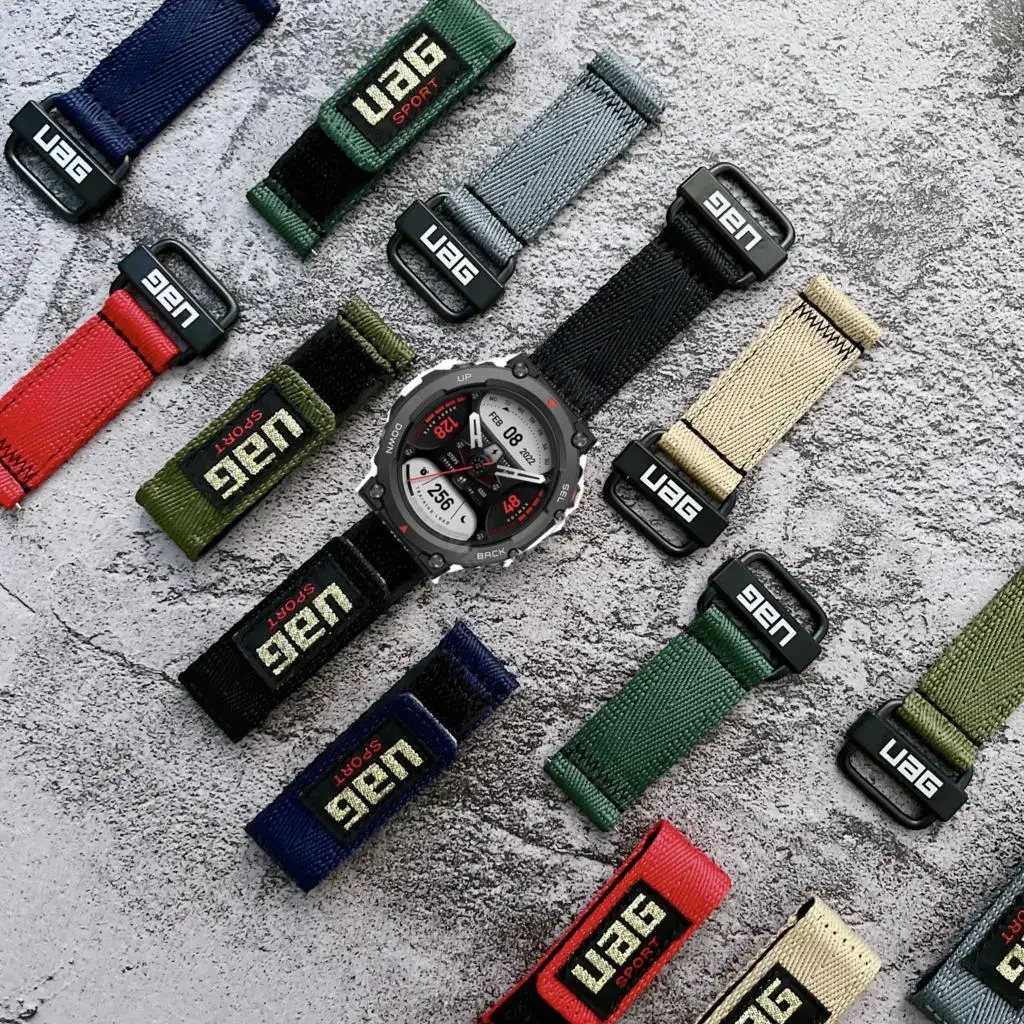 Pulseira de nylon para Huami Amazfit T-Rex 2, pulseira ajustável, Xiaomi, T-Rex Pro, Trex 2, alta qualidade