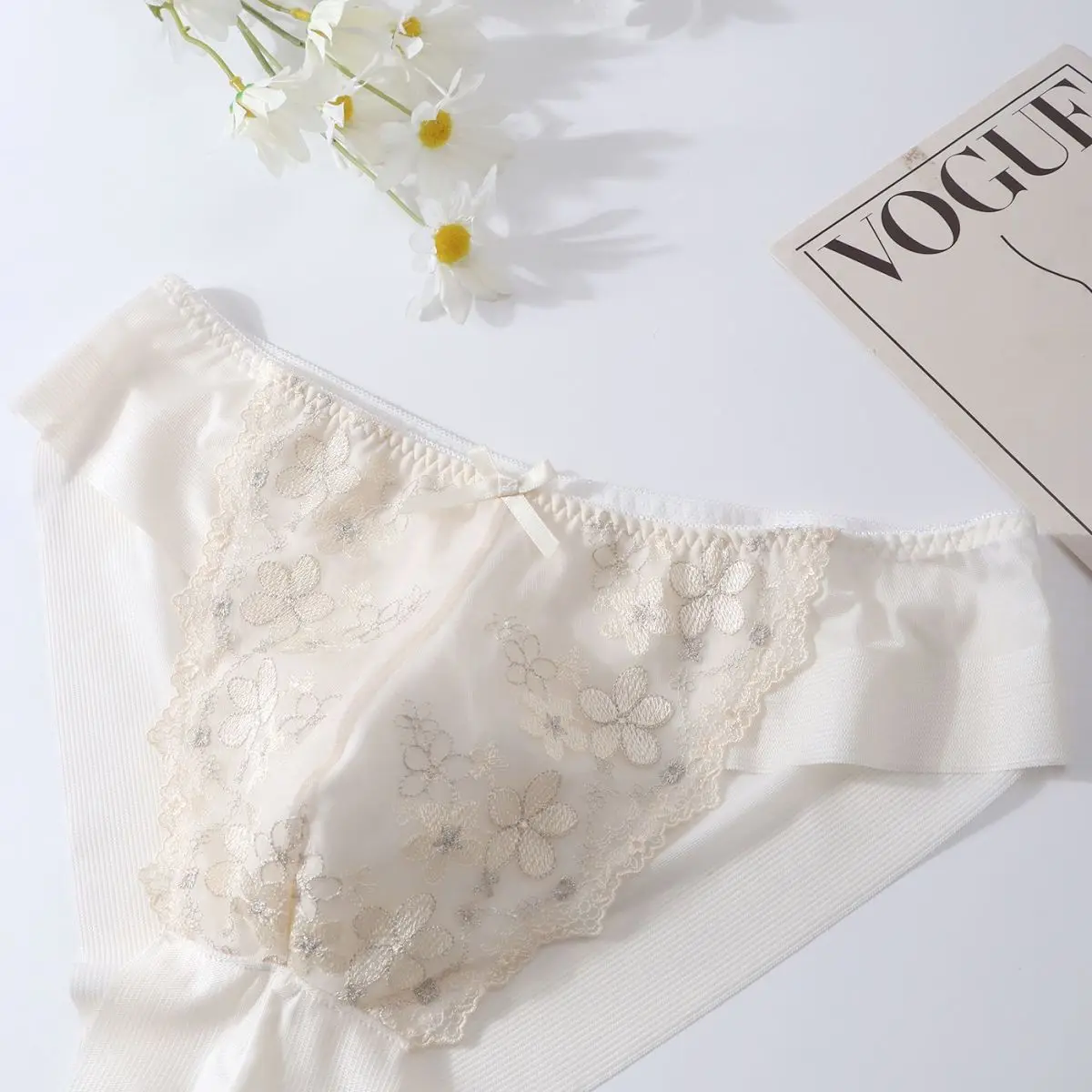 

Мужские трусы с кружевным подолом ЛГБТ-группа bf Подарок Harajuku FKK Party