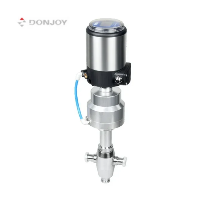 DONJOY mini 3 way sanitary globe valve pneumatic globe valve globe control valve