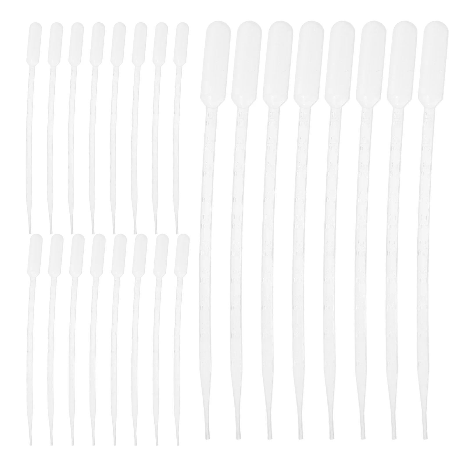 

100pcs Plastic Dropper Transfer Pipettes Thickened 10ml Liquid Dispensing Lab Home Use Transparent Squeeze Eye Dropper Plastic