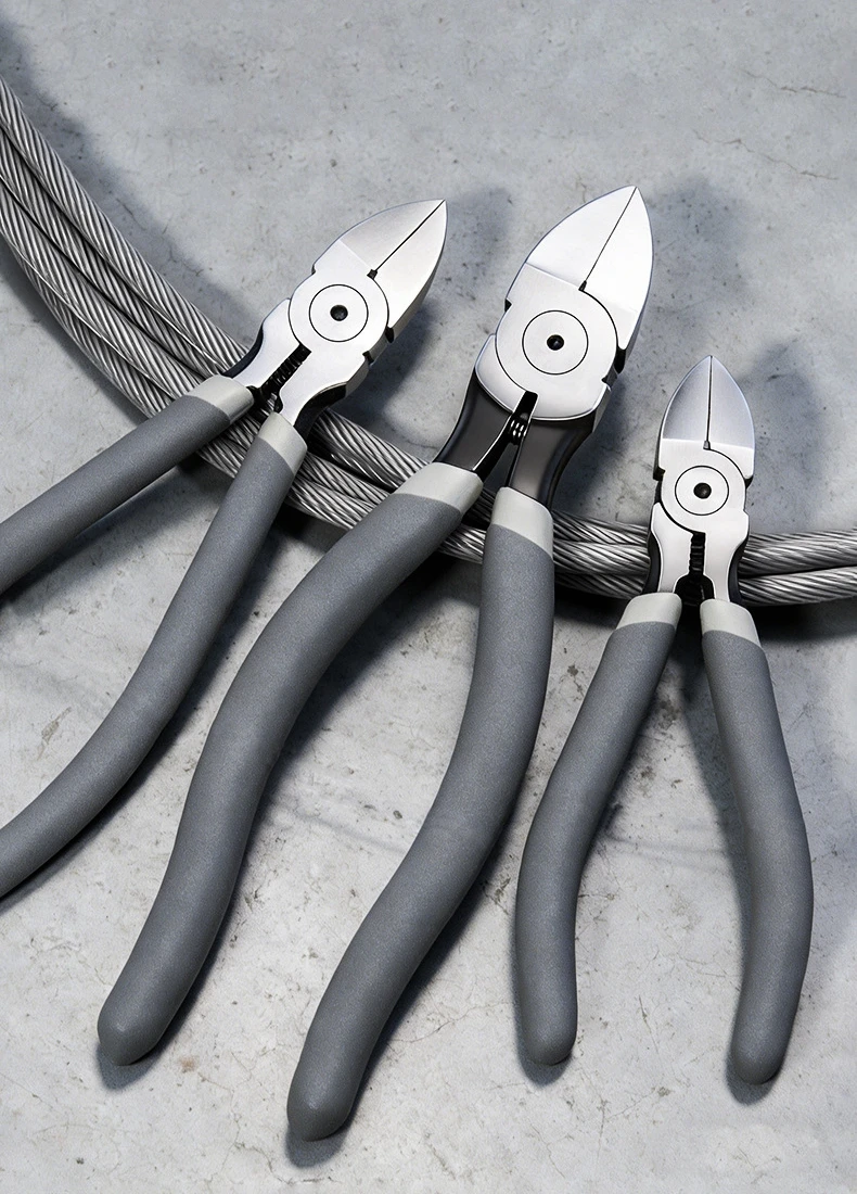 5/6/8 inch Large Opening Stripping Pliers,8/6-Inch Wire Pliers,Pointed Nose Pliers,Diagonal Pliers Household Electrician Pliers