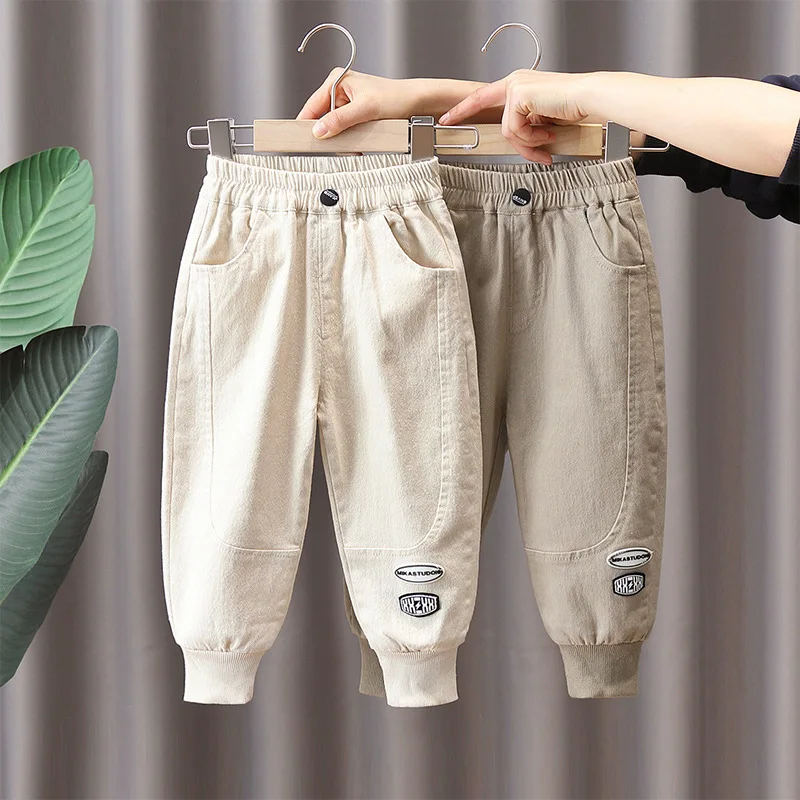 

2-8 Year Children Pants Baby Boys Casual Pants Spring Autumn Kids Trousers Boys Cotton Harem Pants Girls Pants