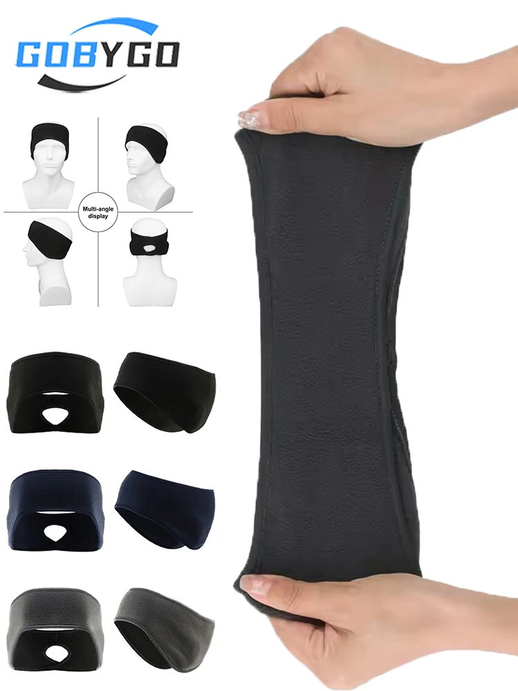 AliExpress gobygo GOBYGO 1Pcs Fleece Hair Band Extended Arc-shaped Ear Protectors Elastic Edge Wrapping Thermal Head Cover Outdoor Cycling Rnning
