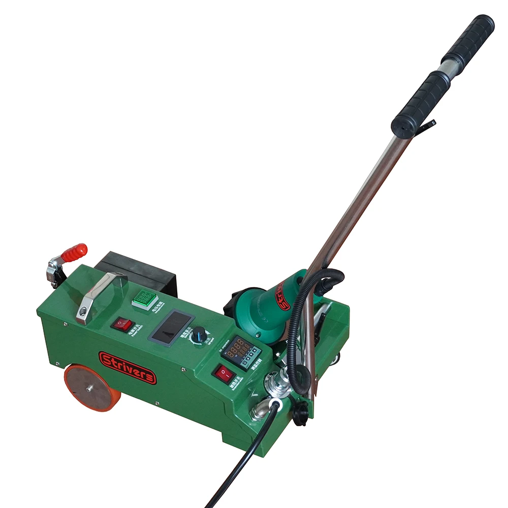PVC Automatic Hot Air Welding Machine 3600W for Waterproof Membrane Banners Tarpaulin TPO Roof Welder for Industrial Fabric