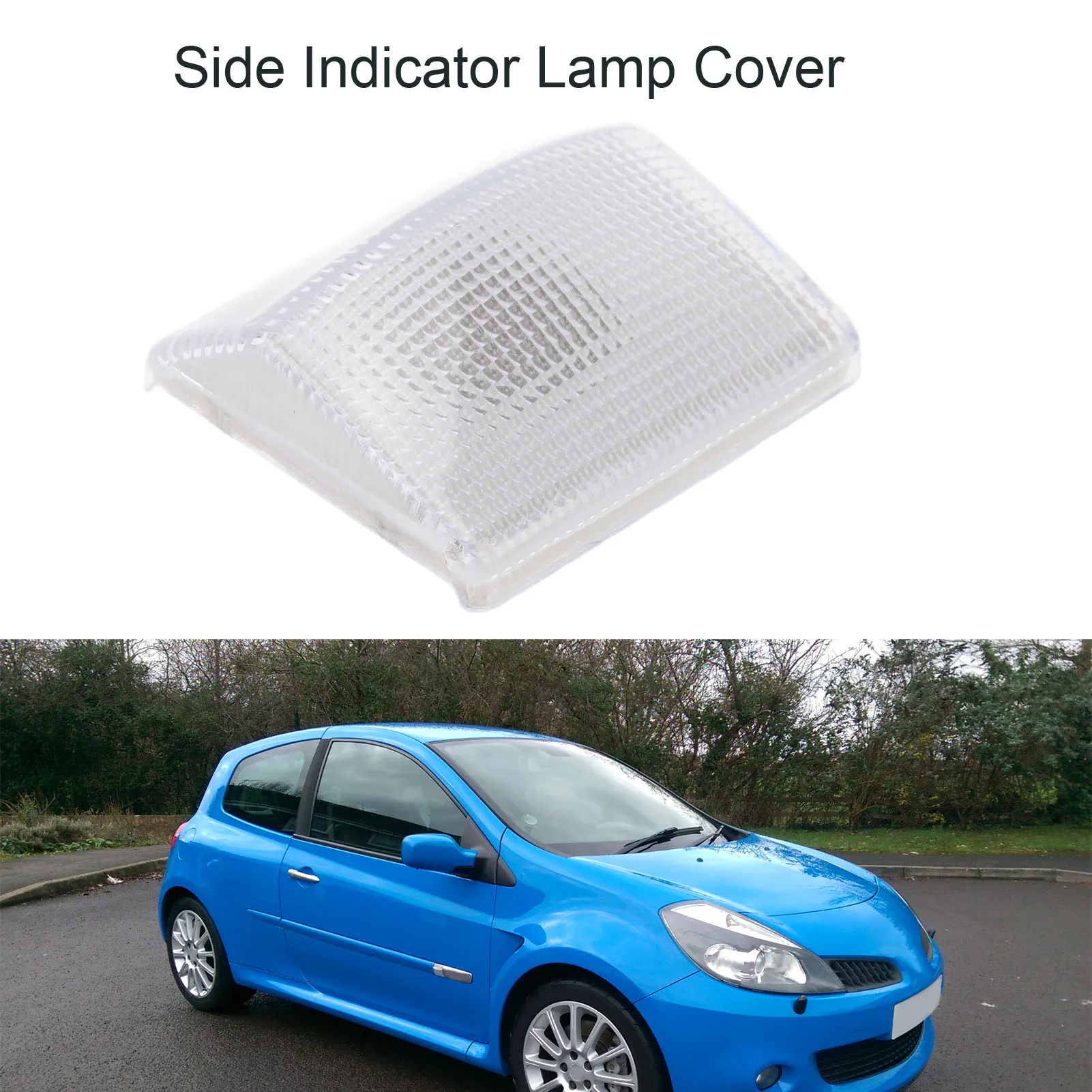 Side Indicator Housing Cover Antidust High Visibility Side Flasher Indicator Light Cover 8200343322 Side Indicator Lamp Cover