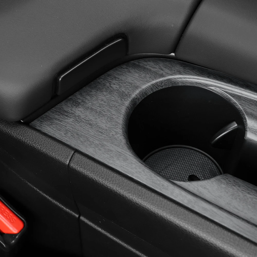 Fit For Hyundai Sonata Edge 2025 2026 LHD Carbon Fiber Central Console Water Cup Holder Panel Cover Interior Decor Car Accessory
