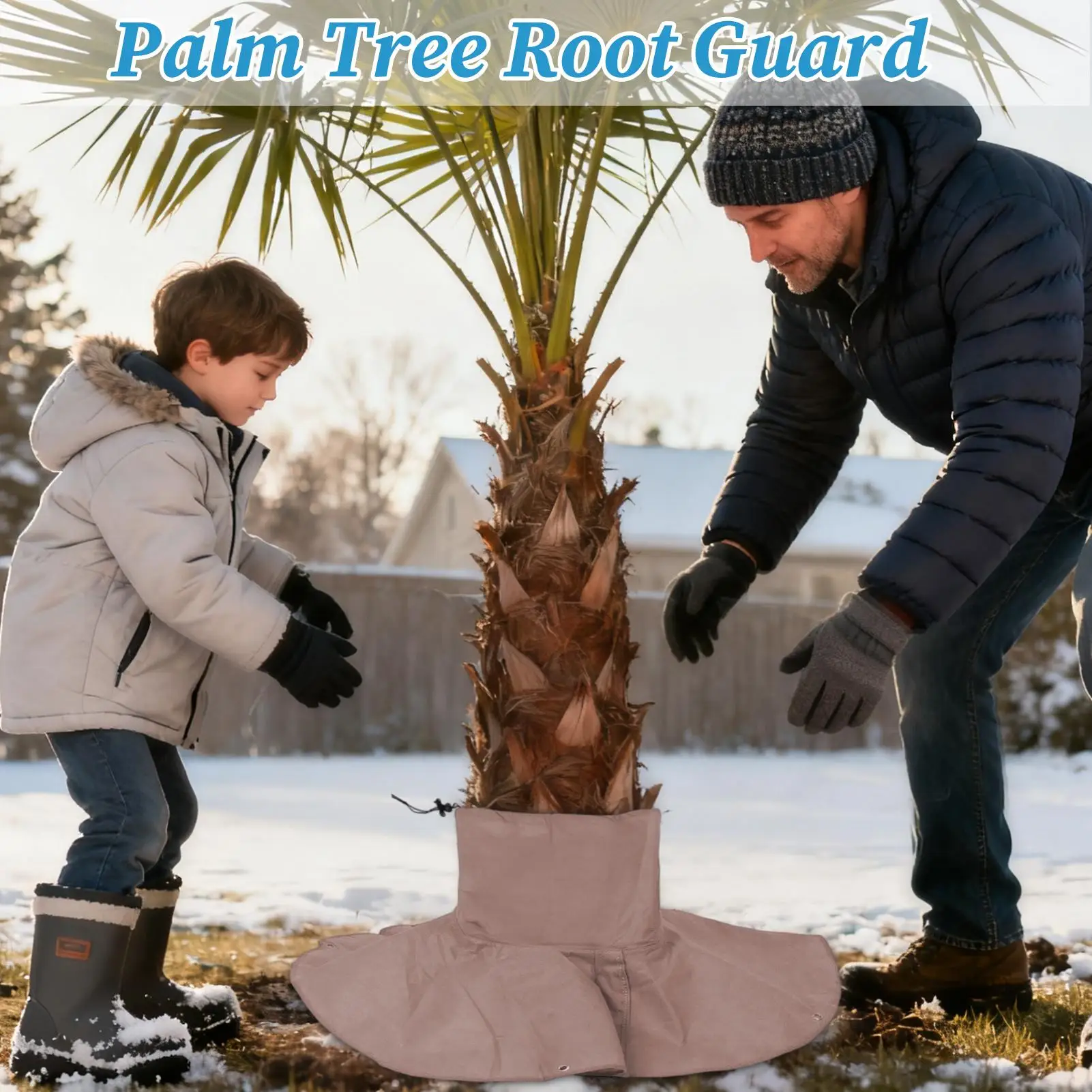 

Защита корня дерева, антифриз, многоразовая изолированная защитная защита для улицы, пальмы, мороз, защита от холодной погоды для цветочных кроватей, сада