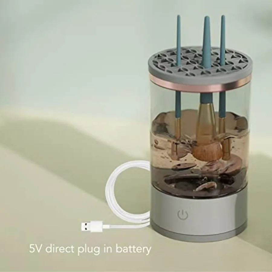 Makeup Brush Cleaner Machine 7000 RPM Rotational Speed Electric Makeup Brush Cleaner Machine Automatic Cosmetic Makeup Brush Cl