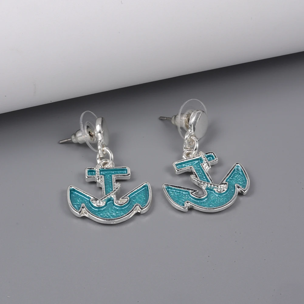 Cring Coco 2023 New Necklaces Fashion Ship\'s Anchor Starfish Popular Necklaces Earring Sets Irregular Trendy Jewelry for Women