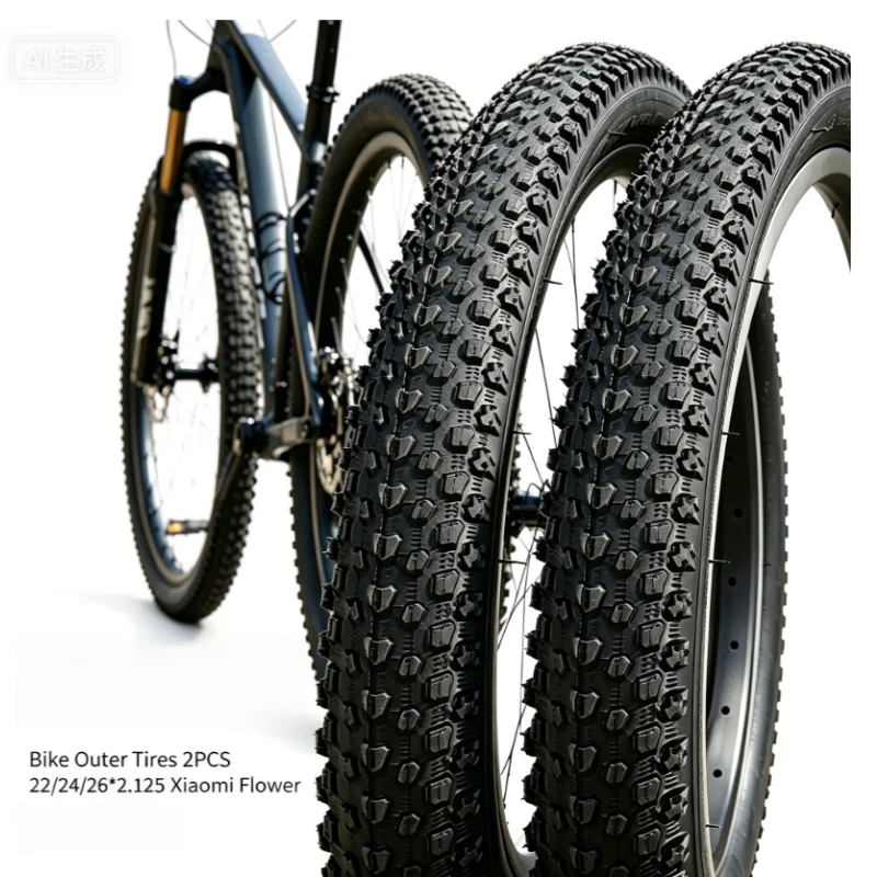 2 個の自転車タイヤ 22/24/26 X 2.125 MT - Cycling In City のレビューと価格