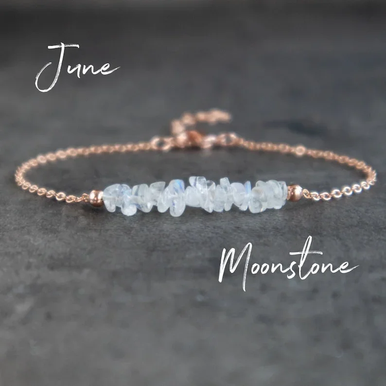 Raw Moonstone Brace…