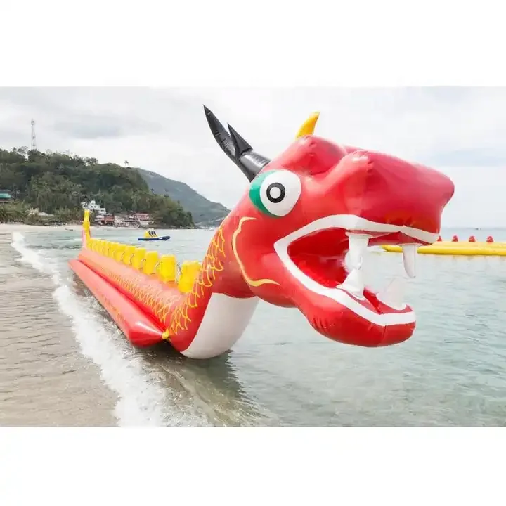 Water Toys Inflatable Towables Inflatable Dragon Float Boat Banana Boat Ride