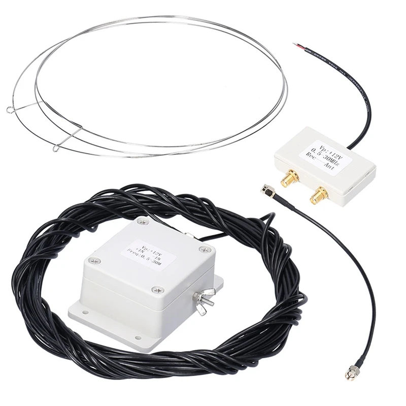 MLA-30+ (Plus) Loop Antenna Active Receive Antennas Low Noise Medium Short Waves Antenna With 0.1-30 Mhz Frequency