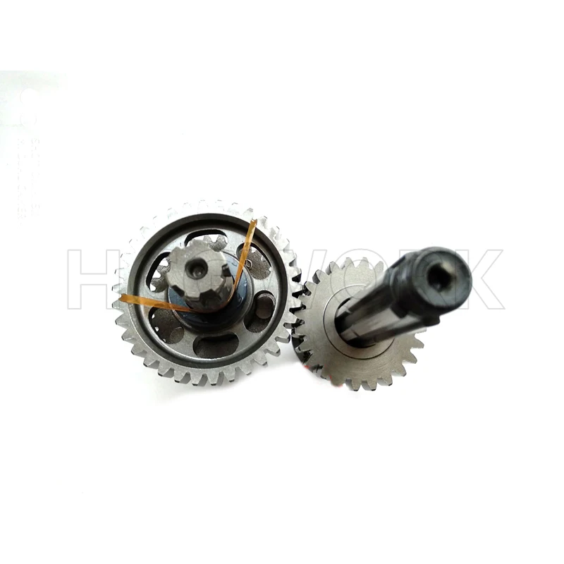 Motorcycle Main and Counter Shaft Drive Shaft Gear Shift Gear for Haojue Suzuki Hj110-a / 110-2-2a-2c-2d