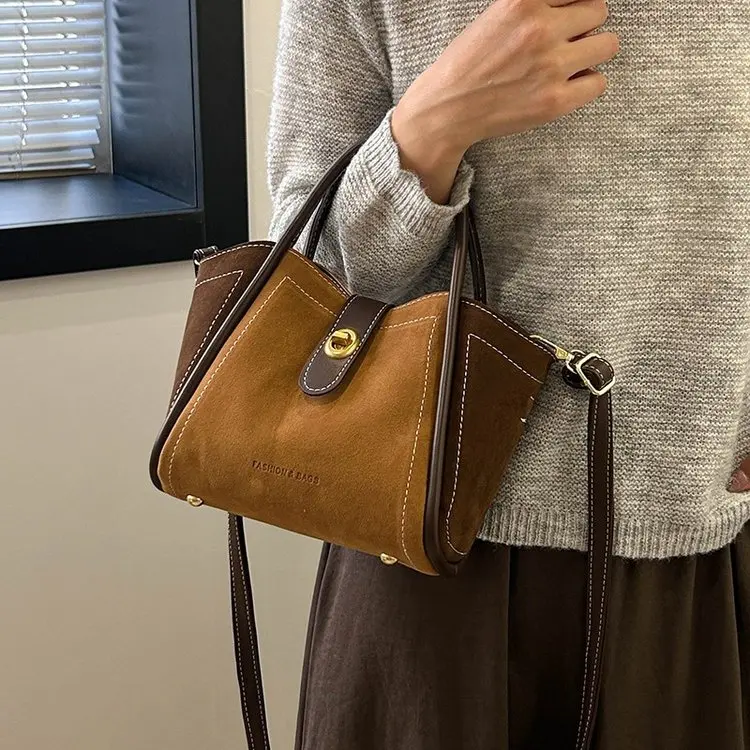 

Luxury Tote Messenger Purse Shopper Solid Color Commuter Elegant Leather Diaper Bag For Women Large Capacity Original