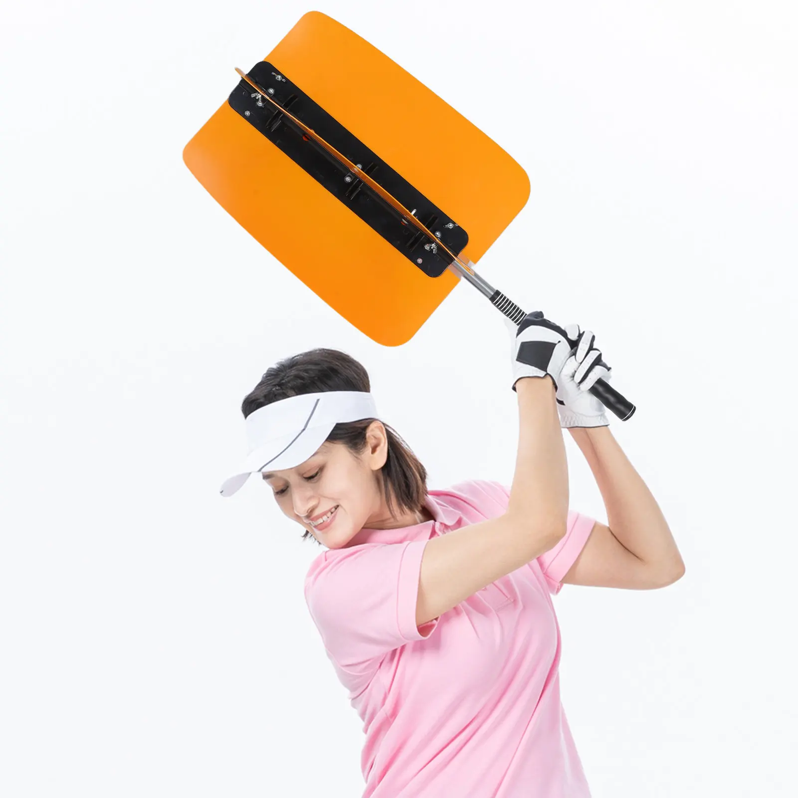 

Тренажер для гольфа с регулируемым ветровым сопротивлением, портативный инструмент для тренировки стабильности и улучшения мощности удара, тренажер для гольфа.