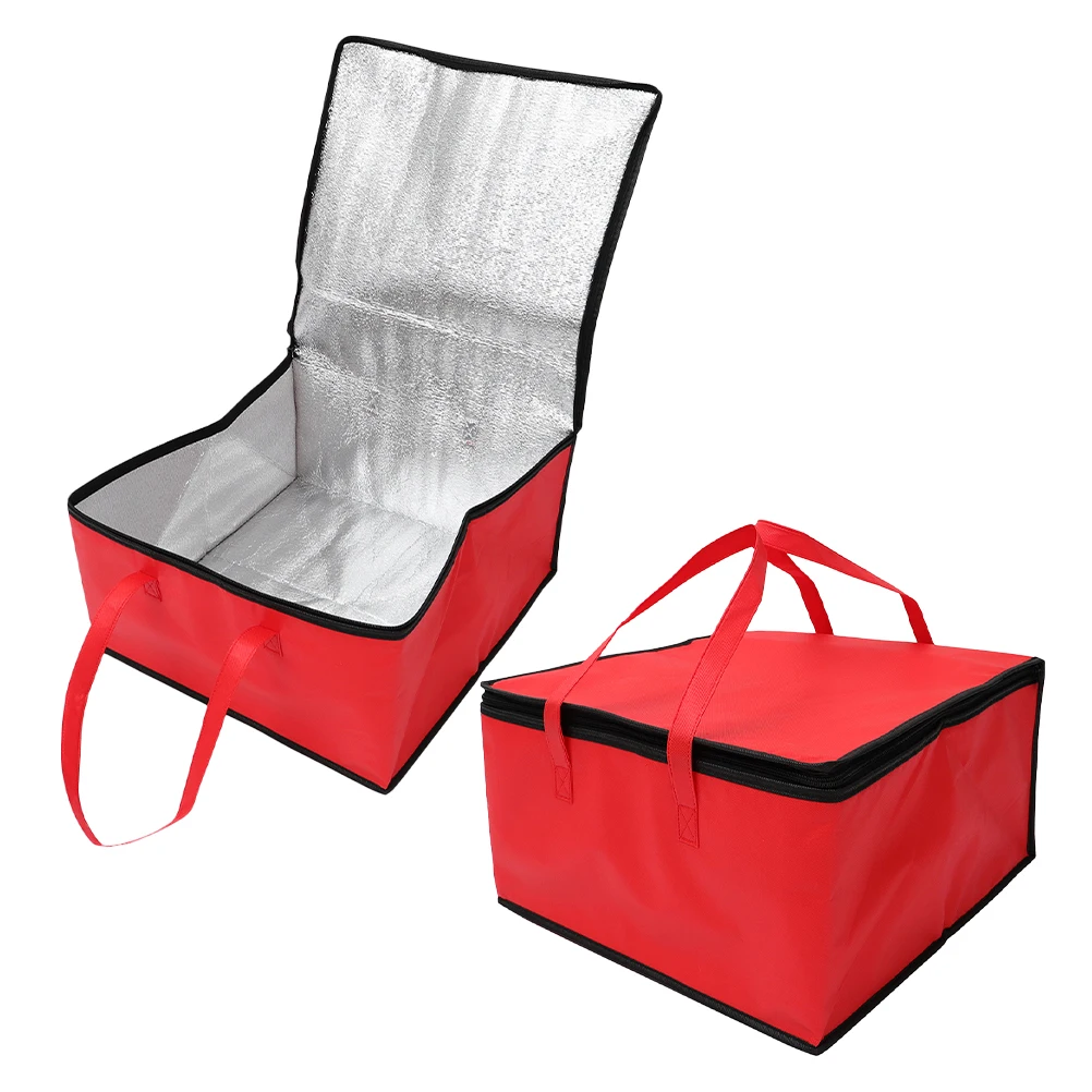 

2 Pcs Storage Bag Food Warming Bags for Catering Warmer Seafood Non-woven Fabric Delivery Cooler Insulated Travel