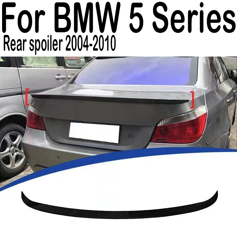 

For 2004 05 06 07 08 09 10 BMW 5 Series E60 M5 Style Car Rear Trunk Lid Lip Body Kit Spoiler Wings Carbon Accessories