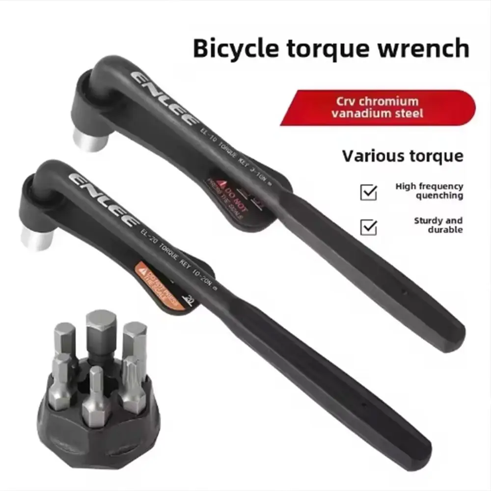 

3-10Nm/10-20Nm Torque Bicycle Torque Wrench Non Slip Nylon Handle Alloy Hexagonal Set High-precision Torque Wrench