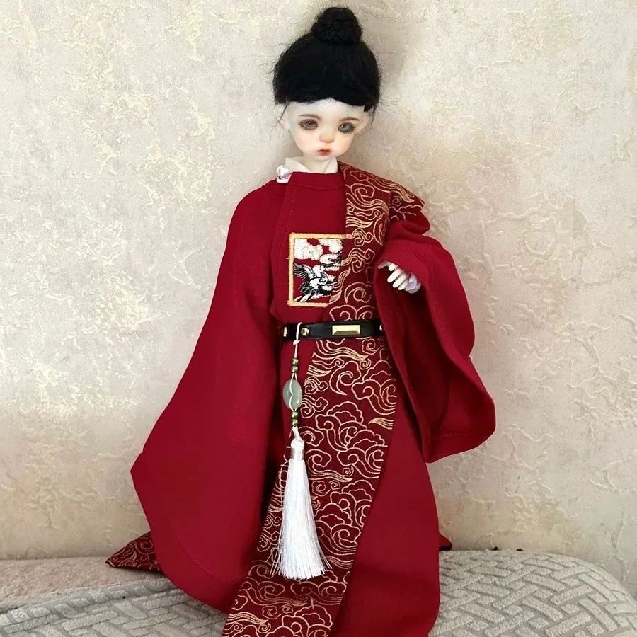 Roupas de boneca BJD adequadas para tamanho 1/4 CD2 estilo antigo Hanfu terno acessórios de boneca (3 pontos)