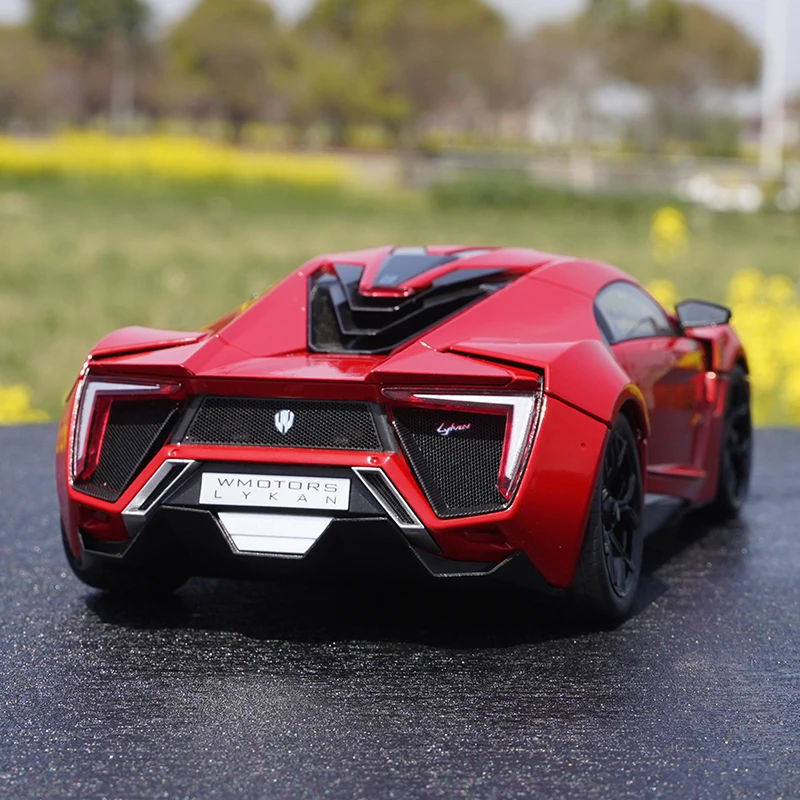 1:18 Lykan Hypersport Alloy Super Sports Car Model Diecast Metal Track Racing Car Vehicles Model High Simulation Collection Gift