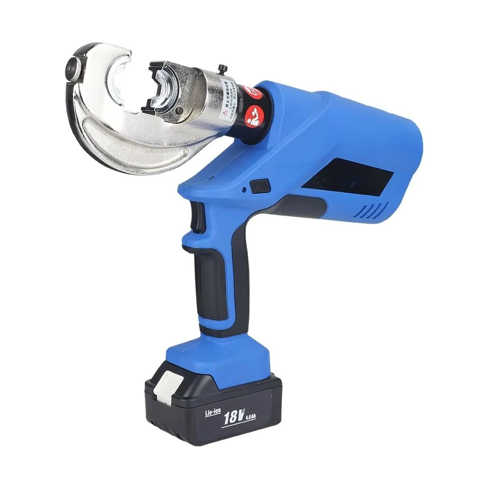 

Аккумуляторный гидравлический пресс-клещи EZ-300C (16-300 мм²) - Беспроводной инструмент для обжима кабельных наконечников