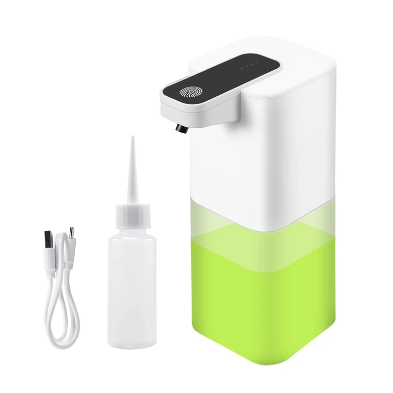 

Automatic Soap Dispenser With Sensor, 400 Ml, USB Rechargeable Foam Soap Dispenser, IPX4 Waterproof, Non-Contact