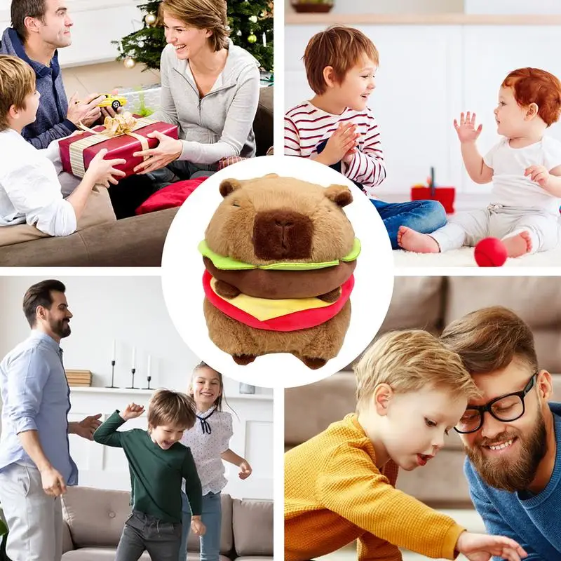 Capybara Plushie Cute Animal Plush Doll 9.8inch Funny Plushies Doll Funny Home Decoration For Party Supplies