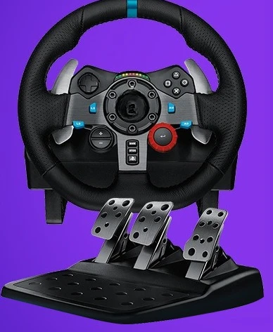 Force feedback game steering wheel, gear lever simulation racing game peripherals