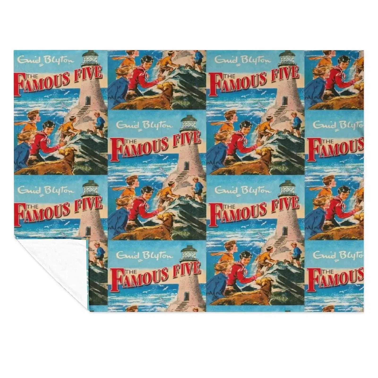 

The Famous Five by Enid Blyton Throw Blanket Weighted Warm Bed linens cosplay anime Blankets