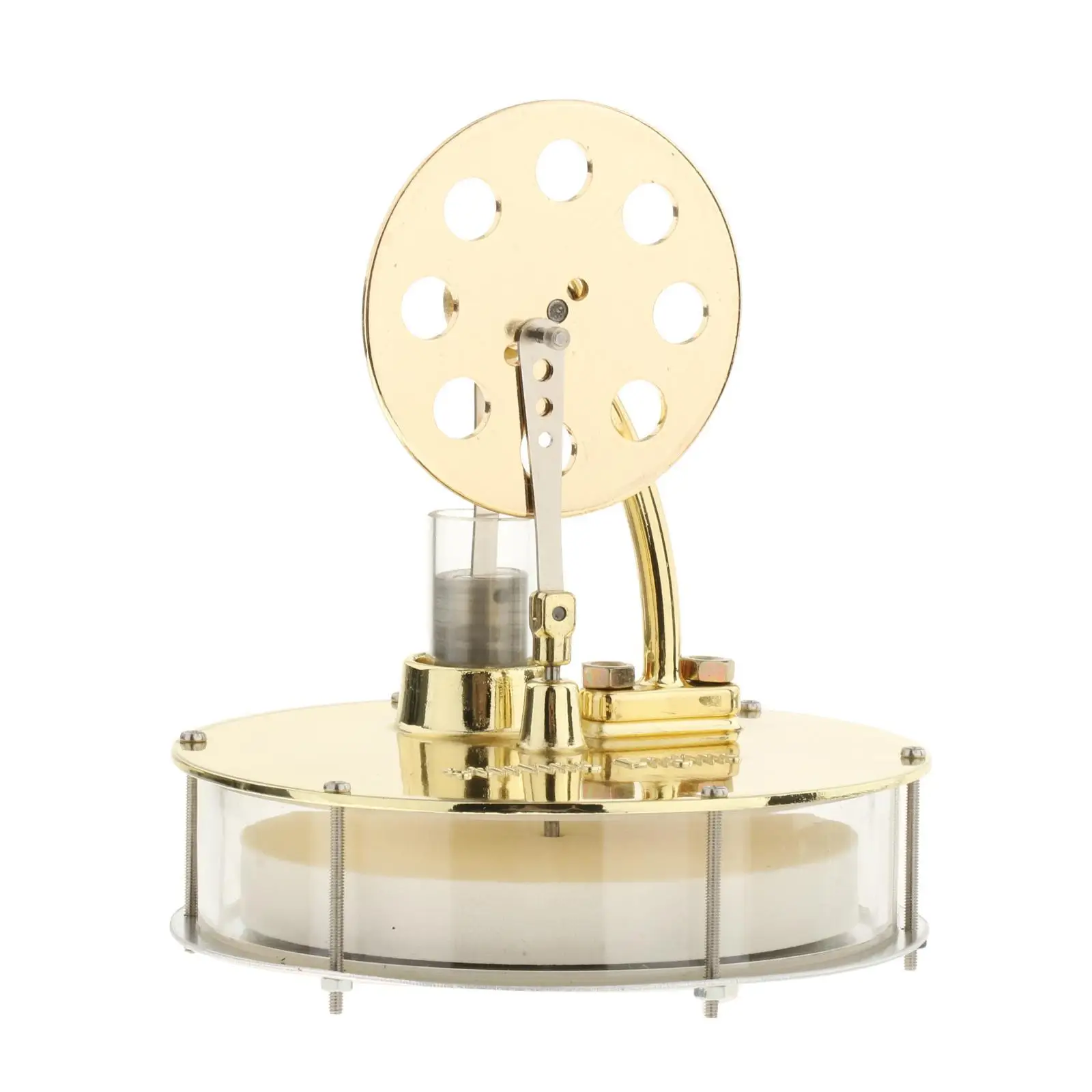 Miniature Low Temperature Stirling Engine Metal Educational Toy Model Kit for Classroom Demonstration
