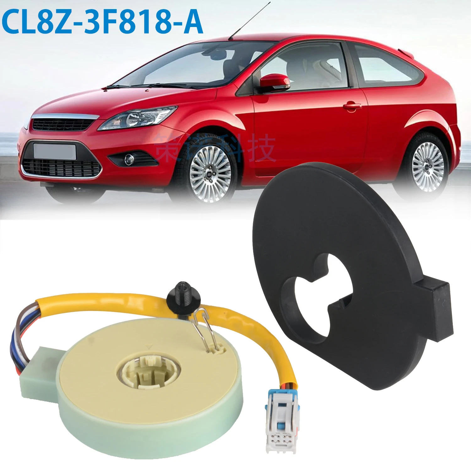 Fit for 08-12 Ford Escape Mercury CL8Z3F818A Power Steering Torque Rotation Sensor Set CL8Z-3F818-A Angle Sensor