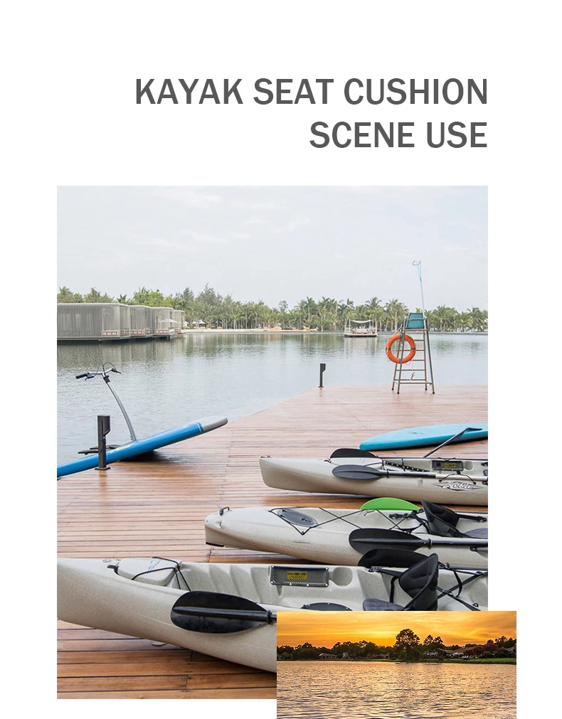 Sup Surfboard Kanu Rafting Boot Kajak Sitzkissen Rückenlehne Outdoor Bootzubehör mit Aufbewahrungstasche Sitz – Detail 7