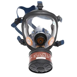 Chemical full face mask Gas mask Dust respirator Rubber industrial pesticide spraying laboratory welding mask