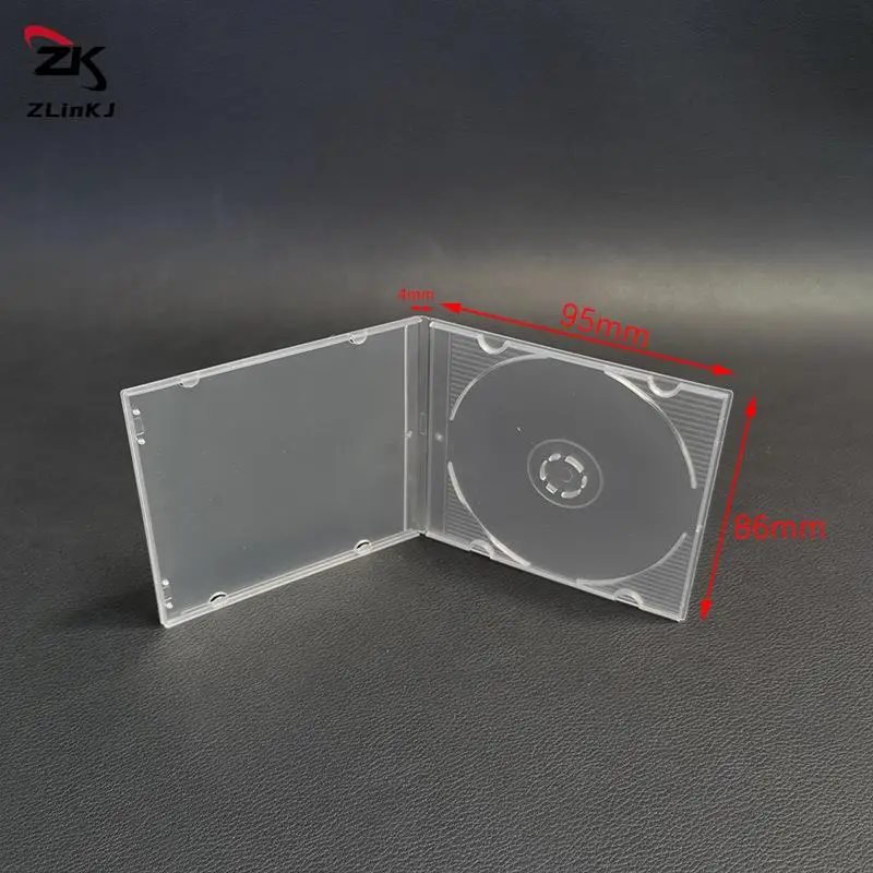 1PC 8CM ReadStar Transparent PP Plastic Ultrathin Standard DVD Case 3Inch CD Package Portable CD Storage Box