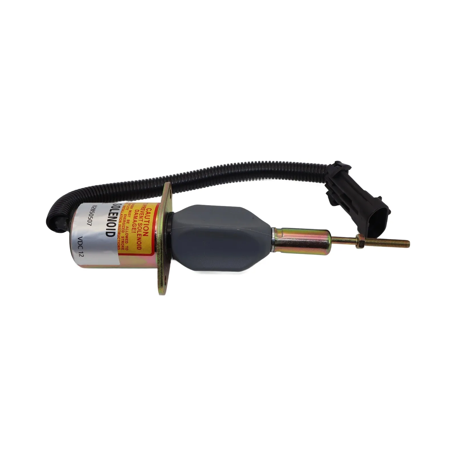 12V Fuel Shutoff Solenoid 82850507 Fits for New Holland 1095 8670 8870 8970A TR87 TR88