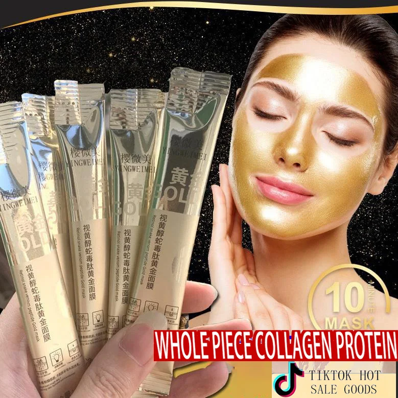 Retinol Snake Venom Peptide Gold Mask Tearing Mask Paste Strip Lifting Firming Moisturizing Daubing Type Facial Mask