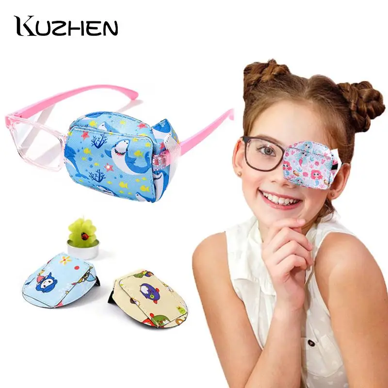 1Pcs Cute Kids Strabismus Treatment Vision Care Children Health Care Kids Child Occlusion Medical Lazy Eye Patch Eyeshade