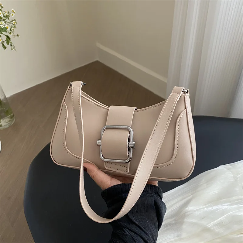 حقائب كتف نسائية صغيرة 2025 جديدة بجودة عالية من جلد البولي يوريثان حقيبة يد نسائية فاخرة مصممة حقيبة الهاتف الخليوي الإناث #1