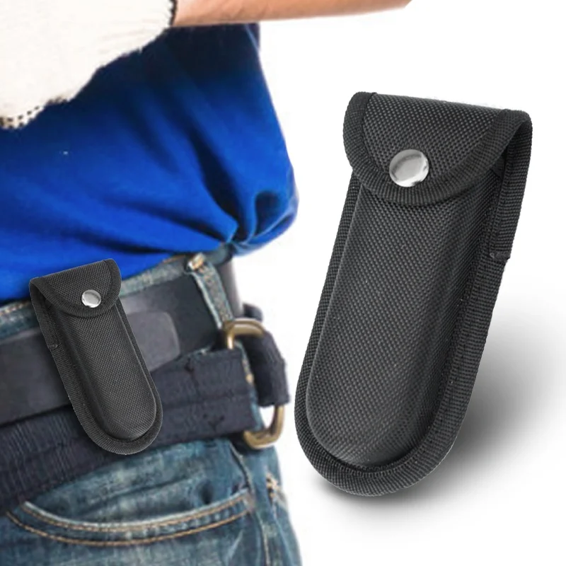 2Pcs Nylon Oxford Folding Knife Packaging Case Outdoor Nylon Knife Set Pliers Scabbard Pouch Army Knives Cover Bags