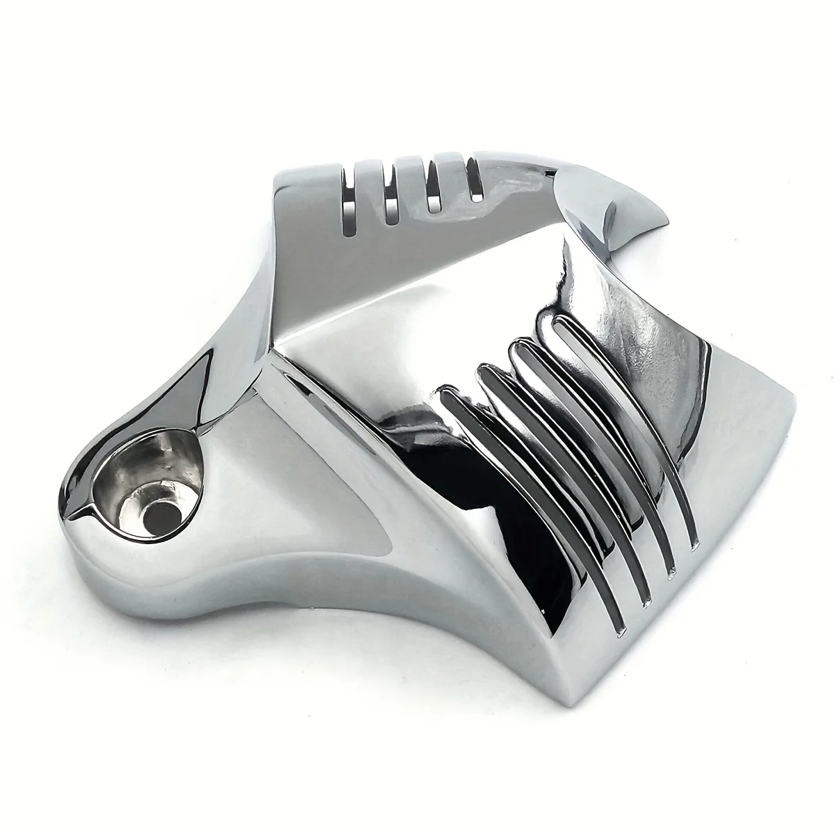 Motorcycle Black/Chrome Big Twin Horn Cover Stock Cowbell Horns For Harley Dyna Softail Sportster Electra Road King Street Glide