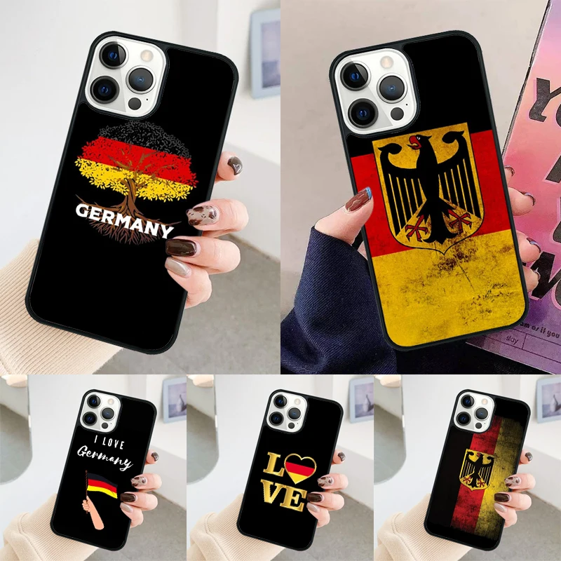 German Empire Flag phone case Cover For iPhone 14 15 16 Pro Max SE 2020 coque For apple 11 12 13 Pro Max Mini 7 8 Plus