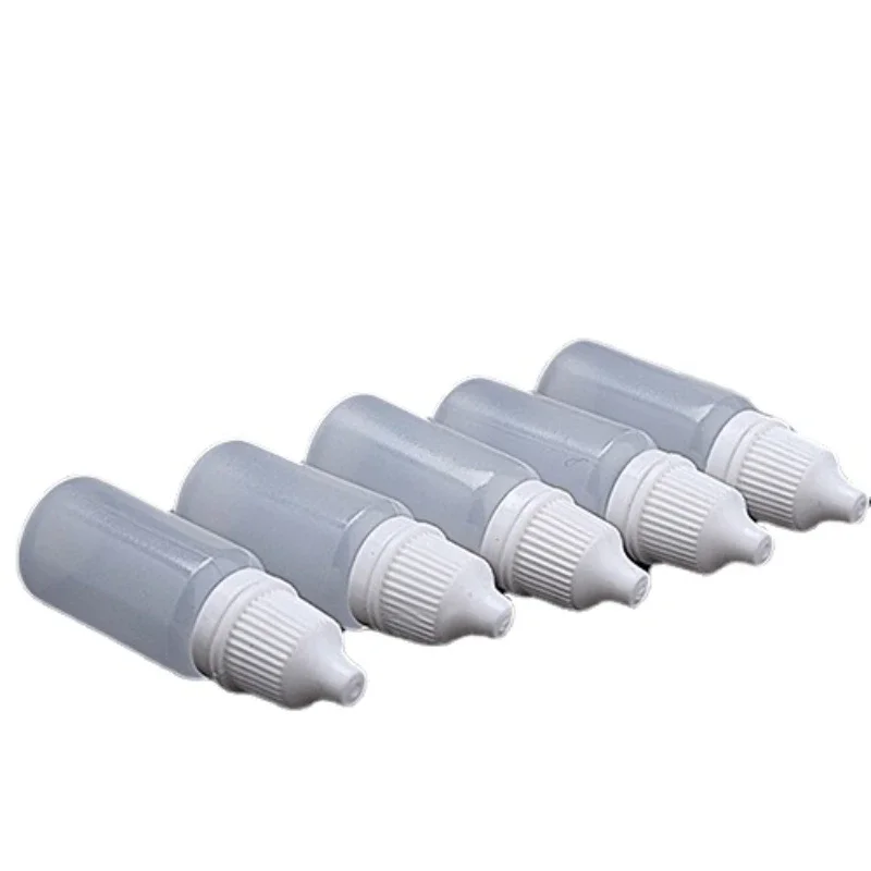 Compte-gouttes en plastique vide, rechargeable, pour les yeux, 3ML/5ML/10ML/15ML/20ML/30ML/50ML, liquide, peinture de voyage, 5 pièces, vente en gros