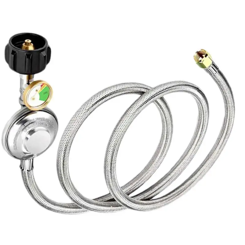 Propane Tank Adapter Multipurpose Camping Stove Propane Adapter Propane Regulator Easy Install Propane Adapter Hose Propane Hose