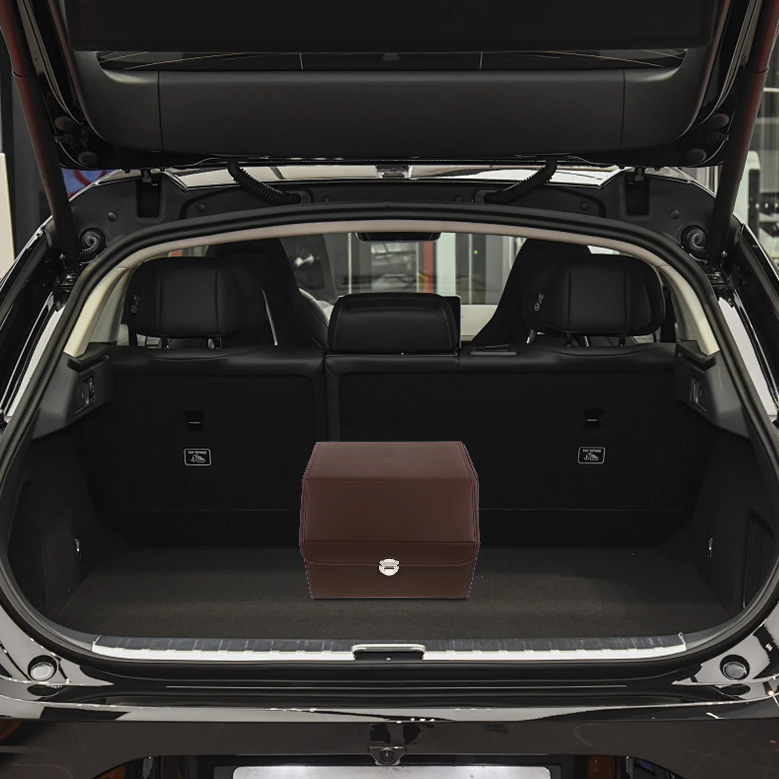 

Car Trunk Organizer Box Foldable Waterproof Storage For Suv Camping Heavy Duty Cargo Organizer Auto Accessories