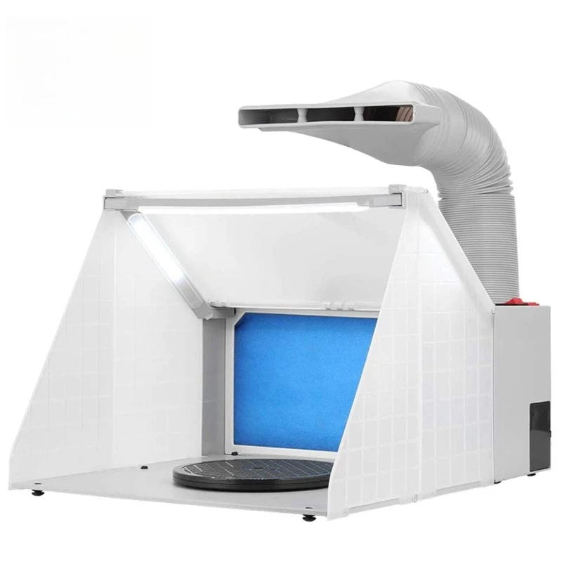 Model Kit Spray Painting Booth with Exhaust Fan, Ventilation System, and Spray Paint Cabinet